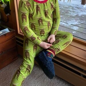 Kickee Pants Reindeer  2 Piece Pajamas ~ Little Kids  Size 3T
